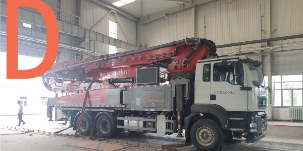 根據混凝土泵車輸送管長度計算泵送能力