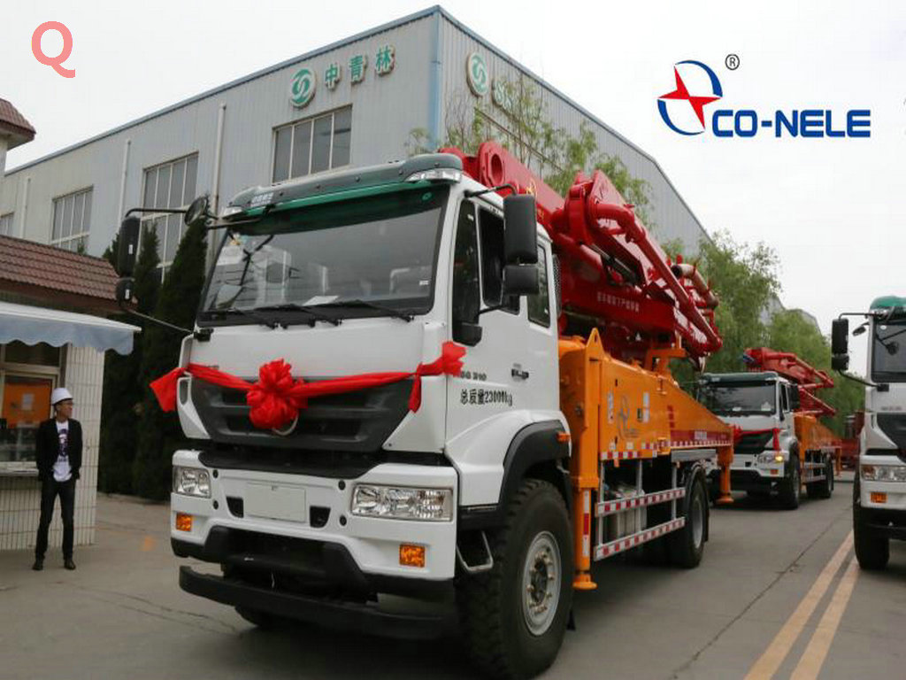 天泵，小型混凝土泵車，小型泵車